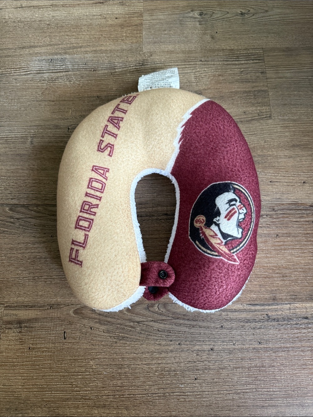 Florida State Seminoles Travel Neck Pillow in Garnet and Gold